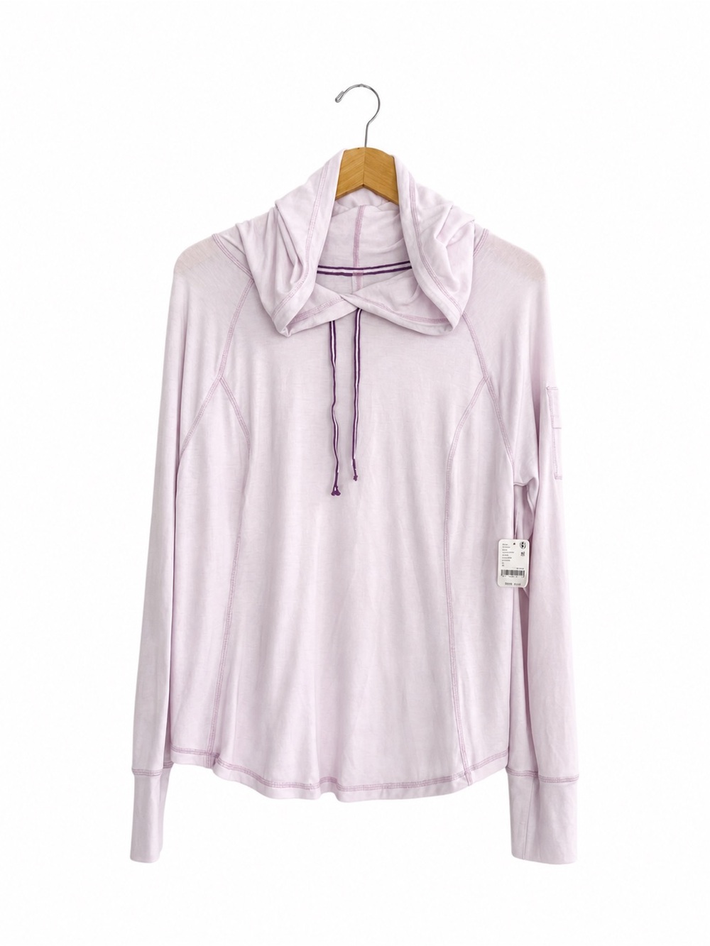 Free People Movement Hoodie Pullover Lavender Activewear Athleisure Lightweight